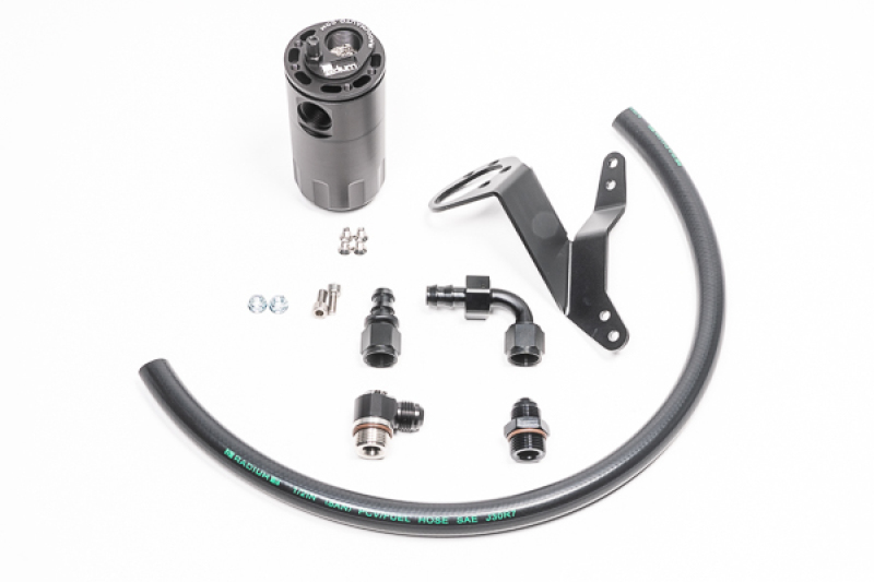 Ford Mustang Oil Catch Can Kit - Radium Engineering - Fluid Lock - `11-`14 Ford Mustang Oil Catch Can Kit - Radium Engineering - Fluid Lock - `11-`14